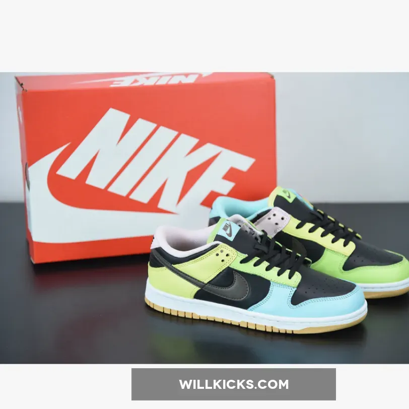 Dunk Pink Foam Black / Nike Dunk Low 'Free 99' Asymmetric Black Multi DH0952-001