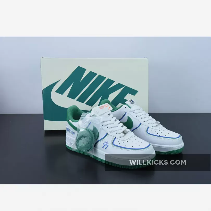 Nike Air Force 1 'Dallas' White Green 1675864773 New Releases