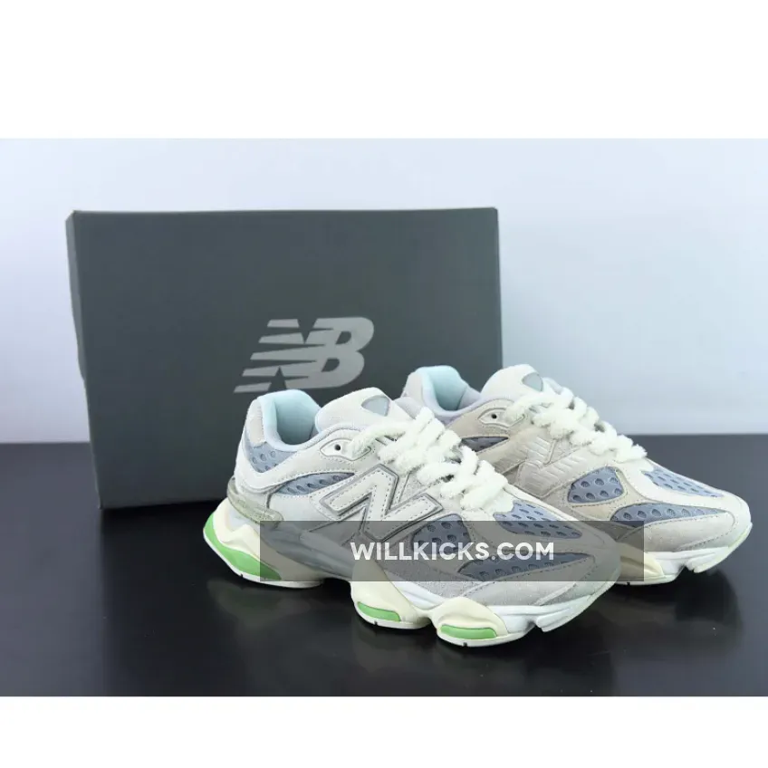 Bricks & Wood x New Balance 9060 Beige/Grey/Green / bricks and wood new balance 9060