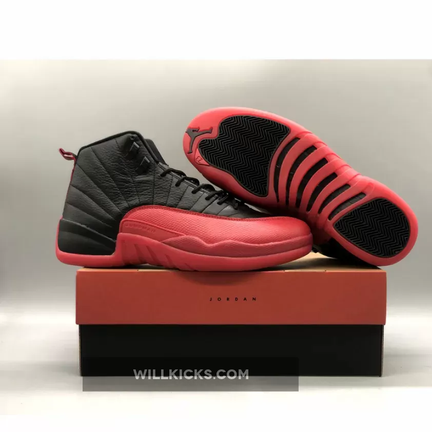 Air Jordan 12 Retro ‘Flu Game 2016’ Black/Varsity Red 130690-002