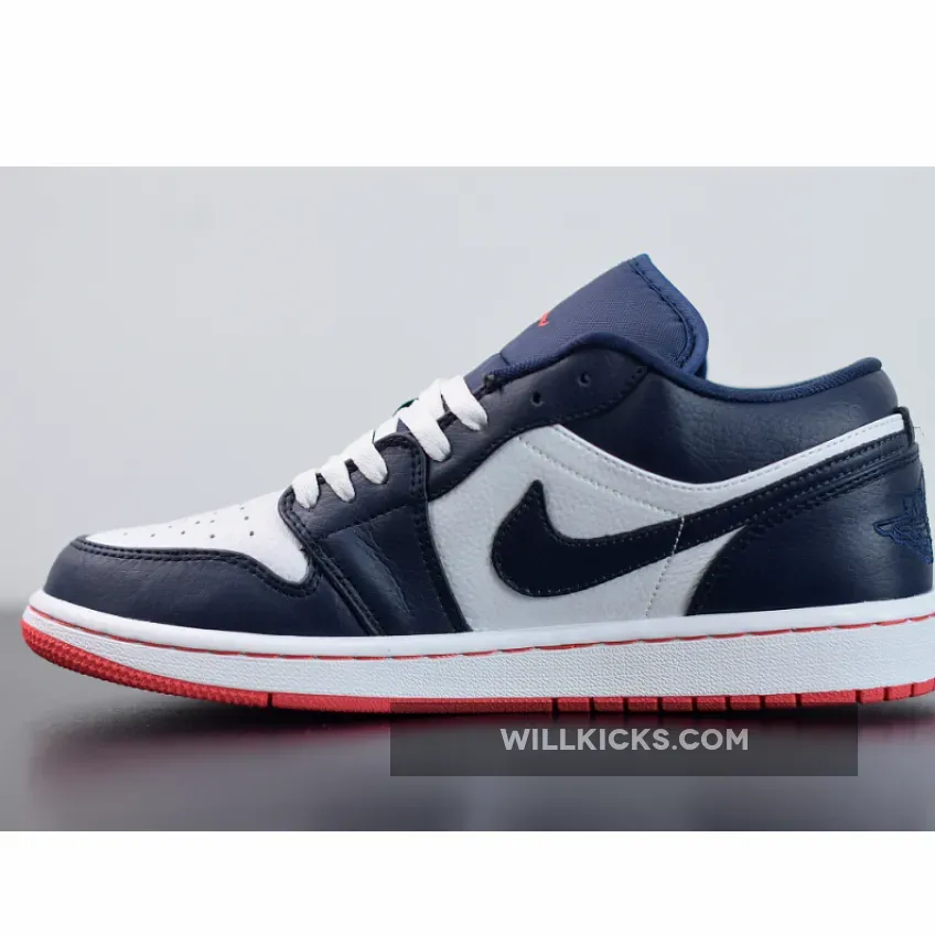Air Jordan 1 Low Obsidian/Ember Glow-White 553558-481, aj1 obsidian low