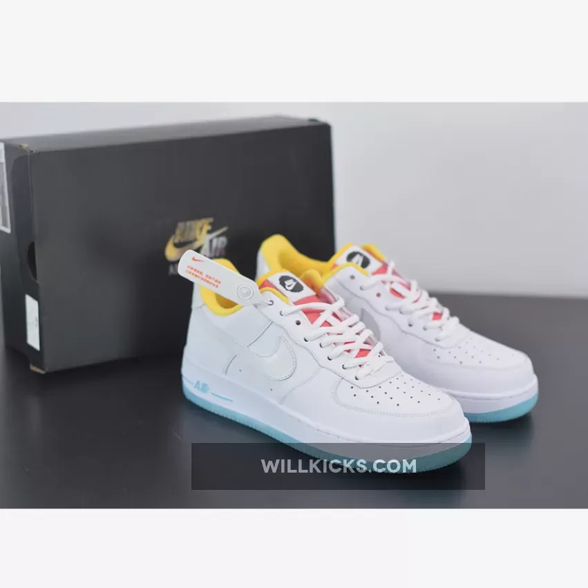 Clear Air Force 1 Nike Air Force 1 Low White/Yellow/Clear CZ8132-100