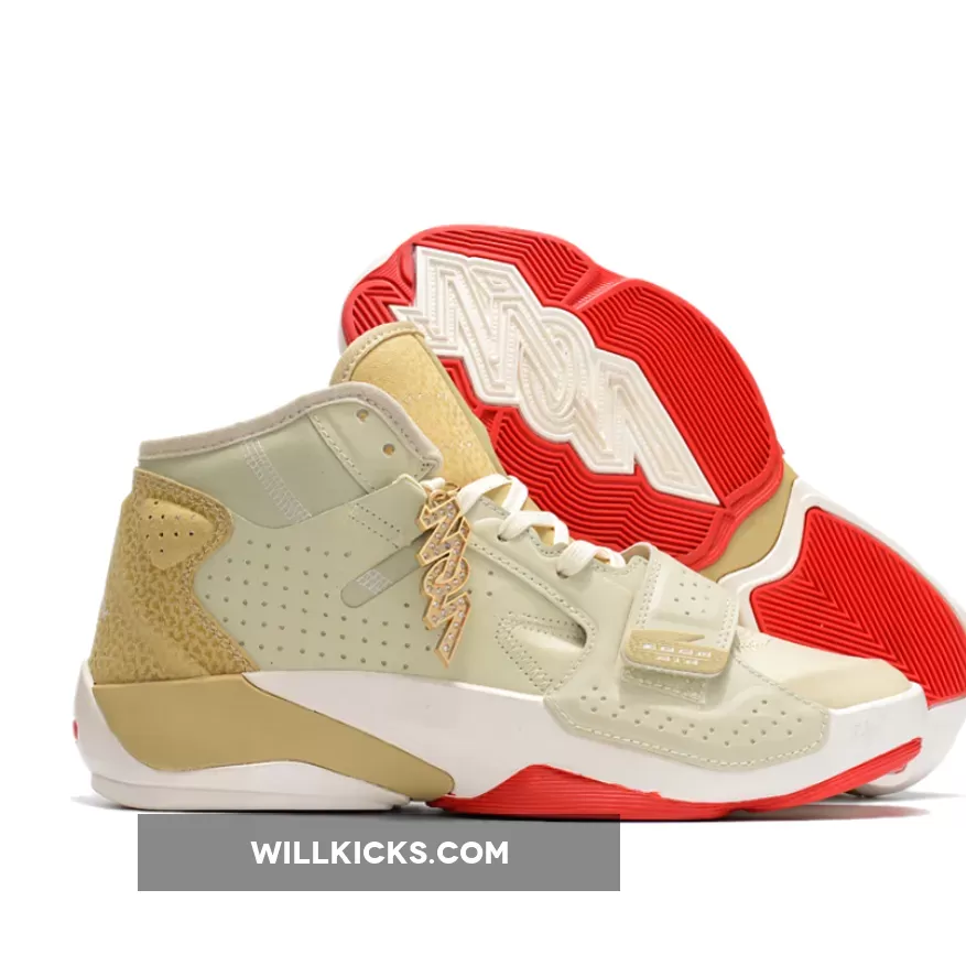 Jordan Zion 2 Fossil/Sail/Team Gold/University Red DO8990-217 Restock