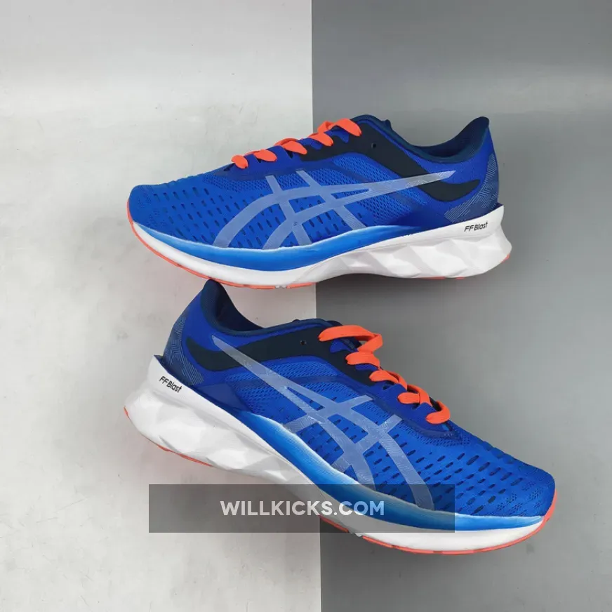 Asics Men's Novablast Running Shoes Directoire Blue/White 1011A778-400 Restock