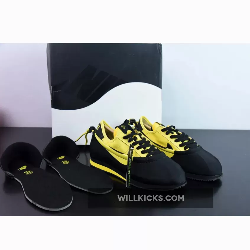 Clot X Nike Cortez Release Date / CLOT x Nike Cortez 'Bruce Lee' Black/Varsity Maize DZ3239-001