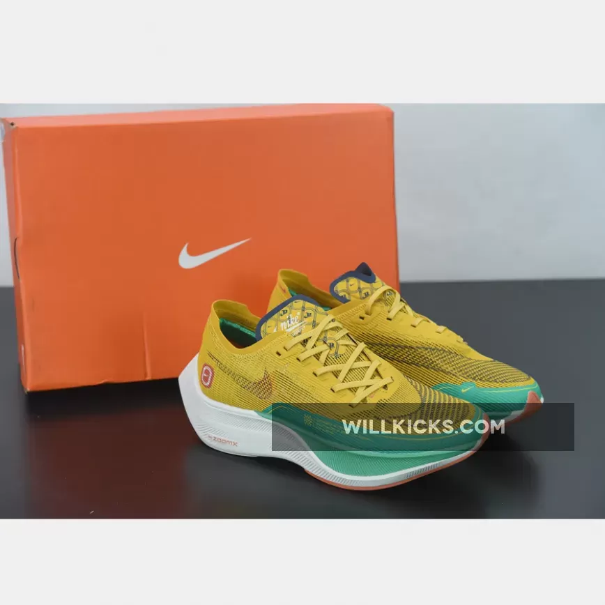Nike ZoomX Vaporfly Next% 2 Dark Sulfur/Stadium Green / nike zoomx vaporfly next 2 dark sulfur