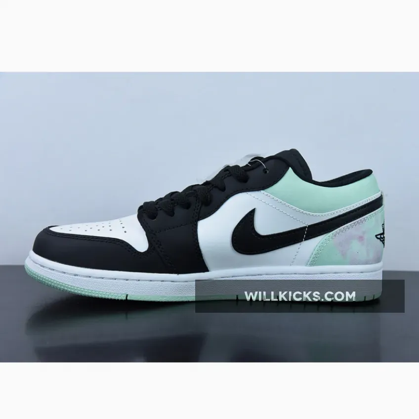 Air Jordan 1 Low Easter Tie-Dye Pastel DM1199-100, tie dye jordan 1 low