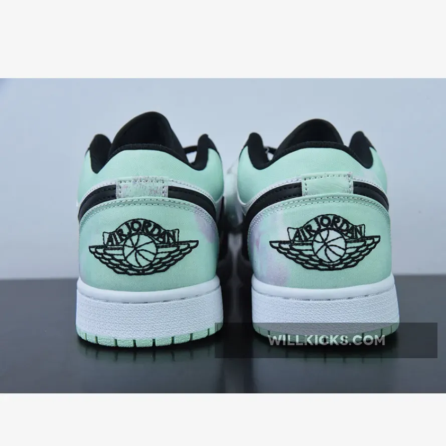 Air Jordan 1 Low Easter Tie-Dye Pastel DM1199-100, tie dye jordan 1 low