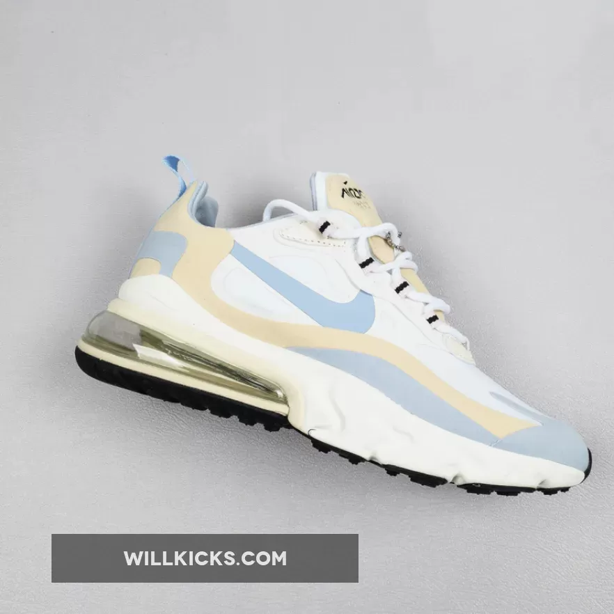 Nike Air Max 270 React Fossil Ghost CT1287-100, air max fossil