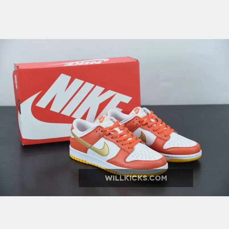 Nike Dunk Low Golden Orange WMNS | orange and gold dunks DQ4690-800