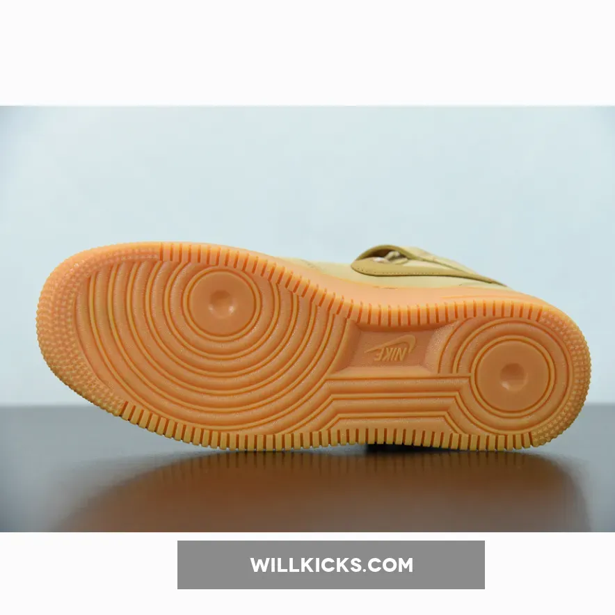 Nike Air Force 1 Mid Flax/Flaw/Gum Light Brown/Outdoor Green air force flax