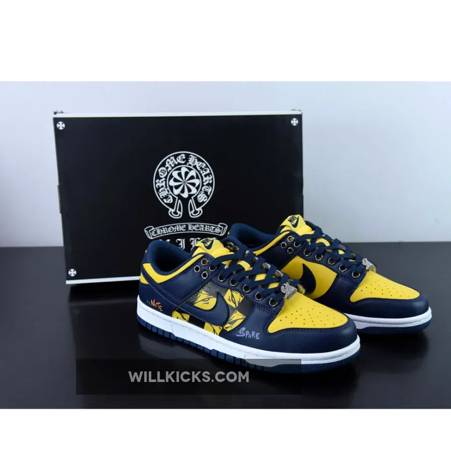 Custom Nike Dunk Low Michigan - nike sb dunk low michigan