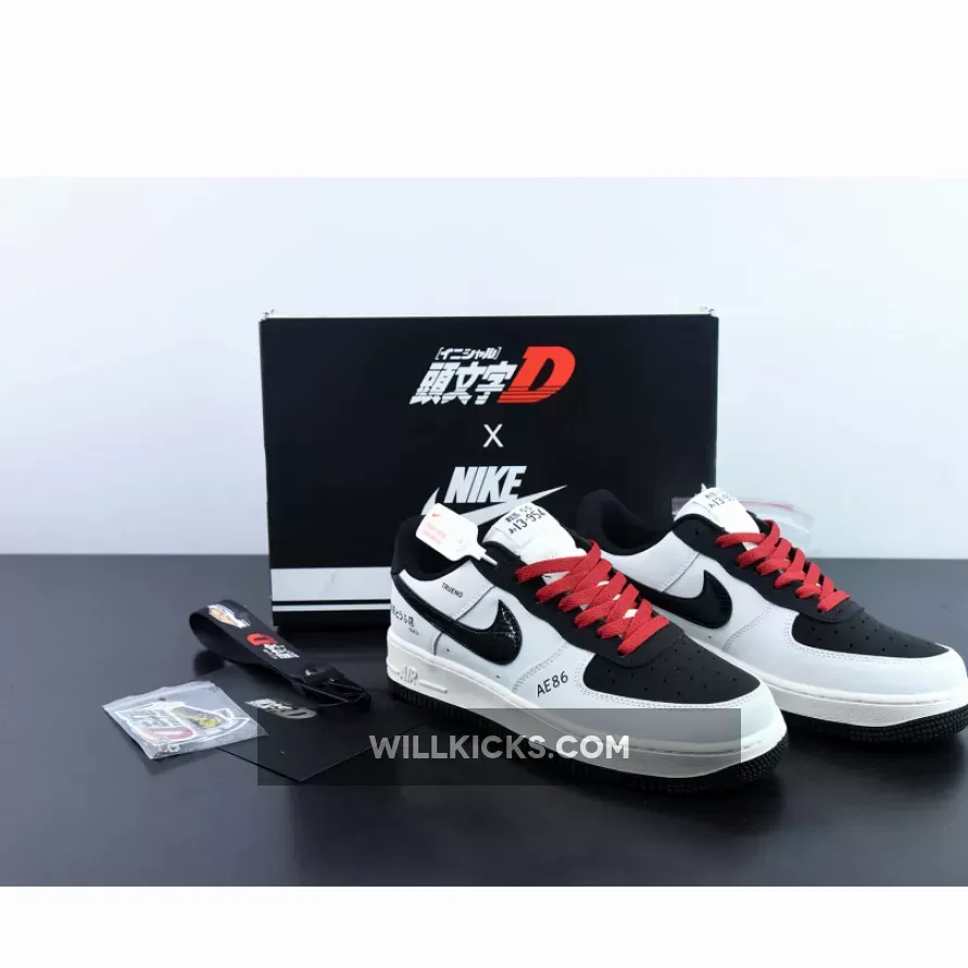 no-brainer* x Nike Air Force 1 Low ‘AE86’ White/Black 1675861344