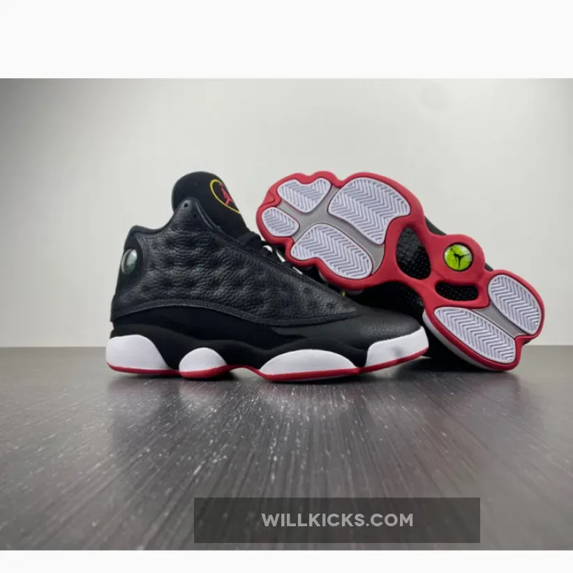 Air Jordan 13 'Playoffs' Black/True Red-White 414571-062, red and black 13