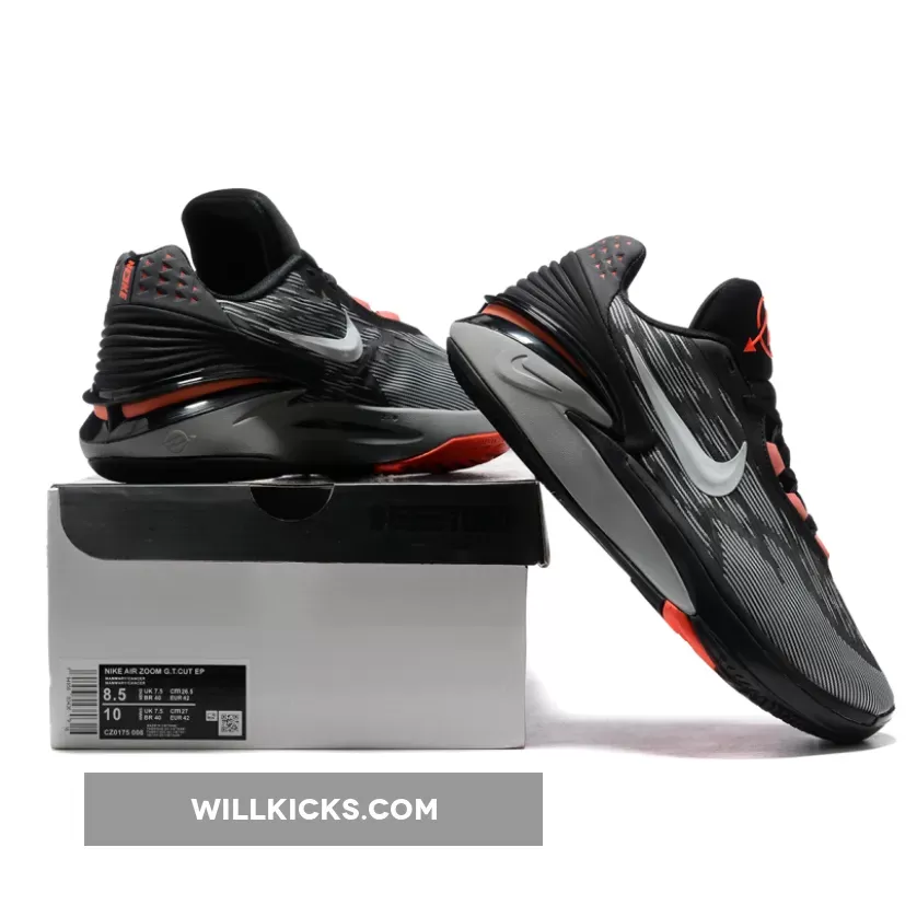 Nike Zoom GT Cut 2 'Bred' Black/White-Bright Crimson DJ6015-001 Discount