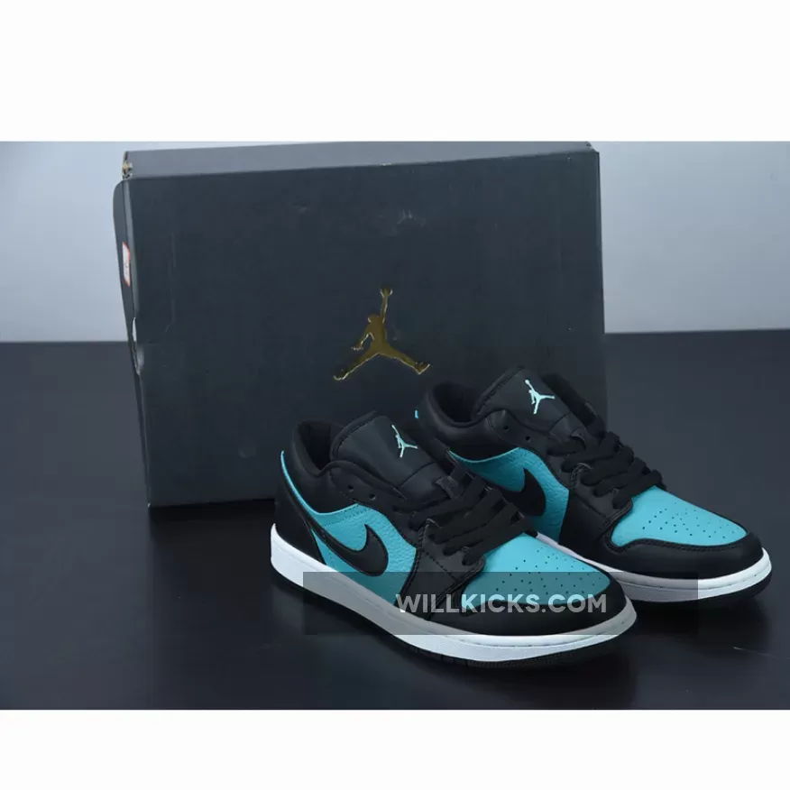 Air Jordan 1 Low Black/Blue 553558-026 For Sale