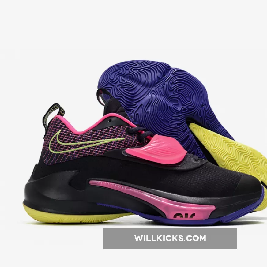 Nike Zoom Freak 3 Cave Purple/Light Lemon Twist/Pink Blast | FREAK 3 PINK