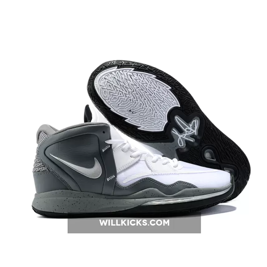Nike Kyrie 8 White Wolf Gery / nike kyrie 8