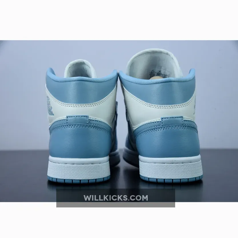 Air Jordan 1 Mid ‘UNC’ University Blue/White BQ6472-141