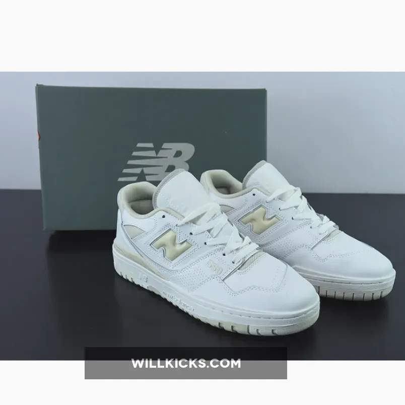 New Balance 550 White/Silver Birch BBW550WS Online Sale