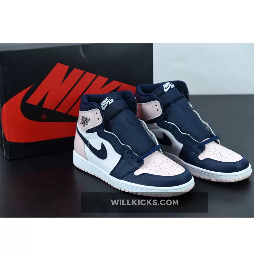 Air Jordan 1 High OG Atmosphere/White-Laser Pink-Obsidian / air jordan 1 women's pink