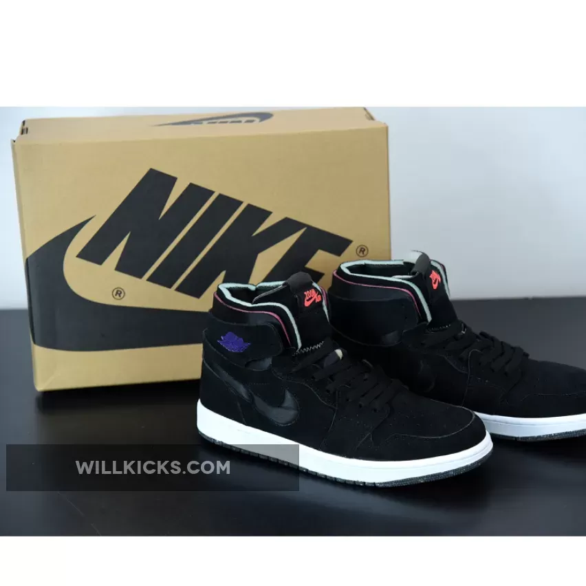 Air Jordan 1 Zoom Comfort Black/Court Purple CT0978-005 / air jordan 1 zoom purple