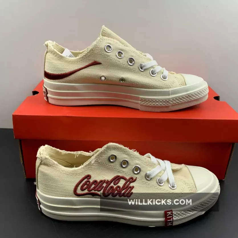Kith X Coca Cola X Chuck 70 Low 'Parchment' 169837C Online Sale