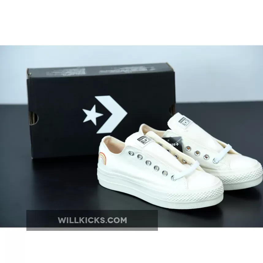 Summer Converse / Converse Summer Spirit Platform Chuck Taylor All Star Low Top White 571924C