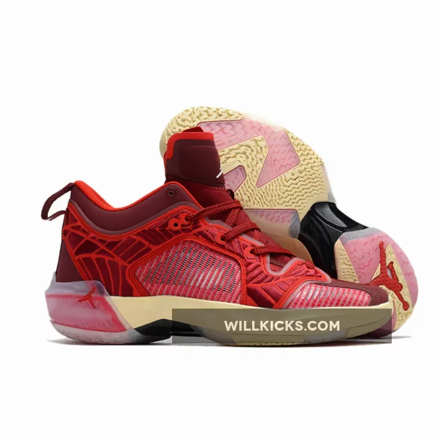 Air Jordan 37 Low Team Red/Sail-University Red-Muslin DV9989-601 New Releases