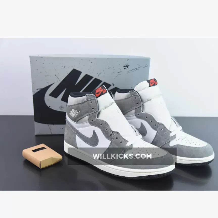 Air Jordan 1 High OG 'Washed Heritage' Black/Fire Red/Grey/Sail DZ5485-051 / black jordans