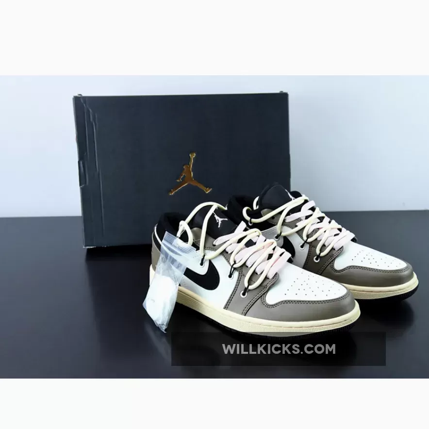 Air Jordan 1 Low Brown Mocha White - mocha 1 fits