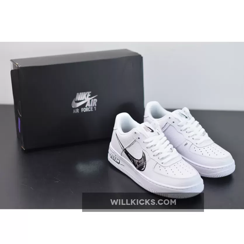 Nike Air Force 1 Low 'Sketch' White/Black - Sketch Air Force 1 Drawing CW7581-101