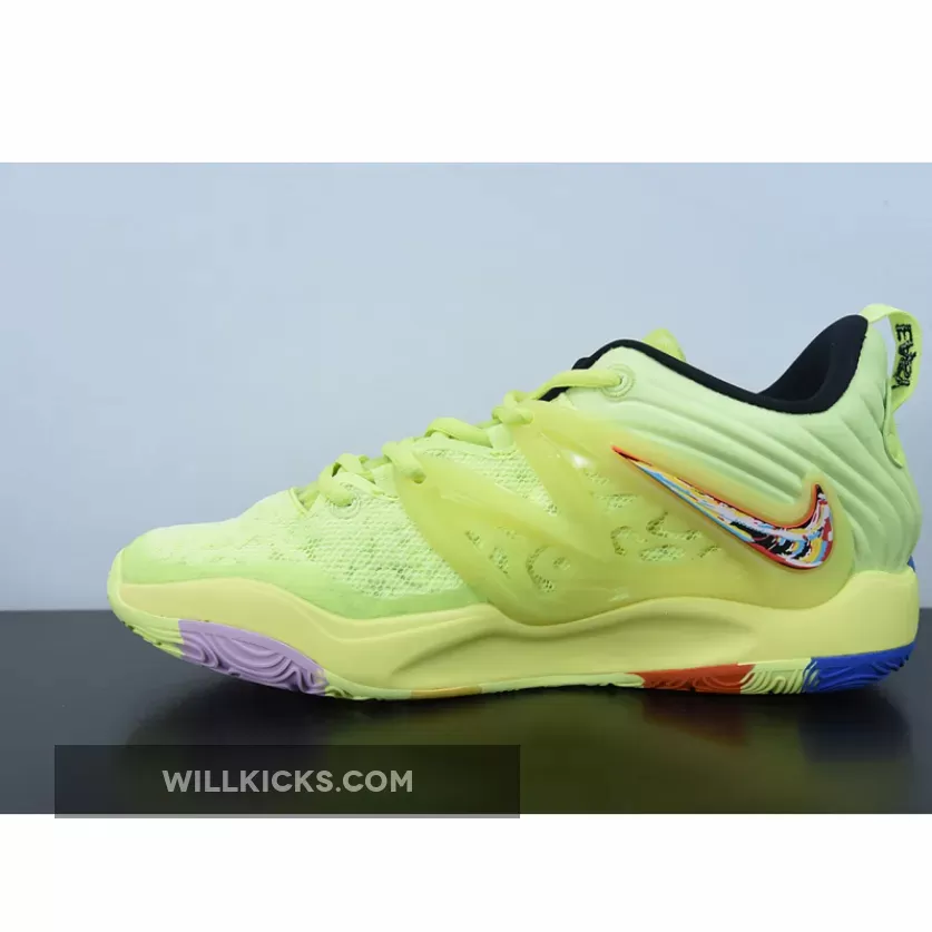 Nike KD 15 Light Lemon Twist/Bright Crimson-Black DM1056-700 kd 15 lemon twist
