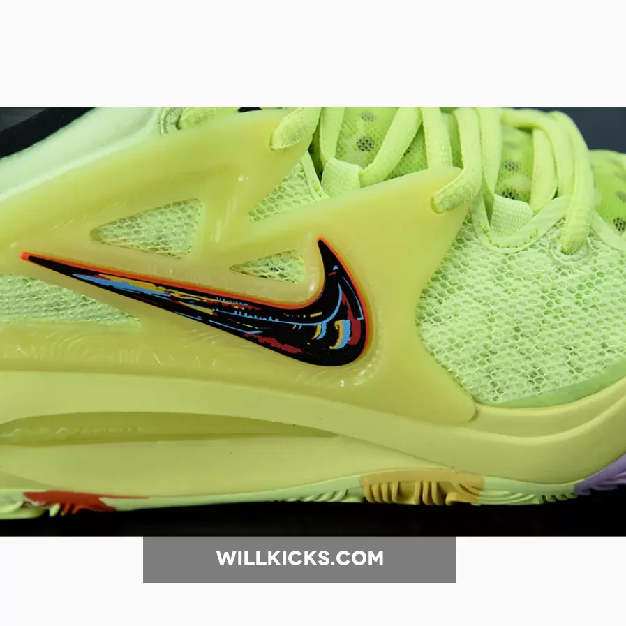 Nike KD 15 Light Lemon Twist/Bright Crimson-Black DM1056-700 kd 15 lemon twist