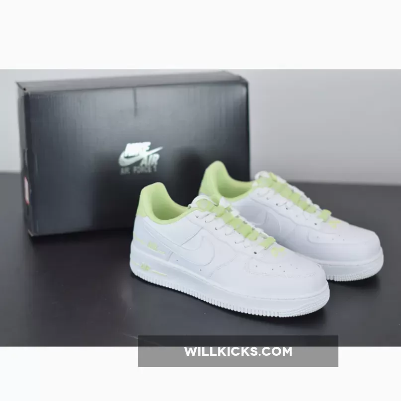 Nike Air Force 1 'Added Air' White Volt #double air force