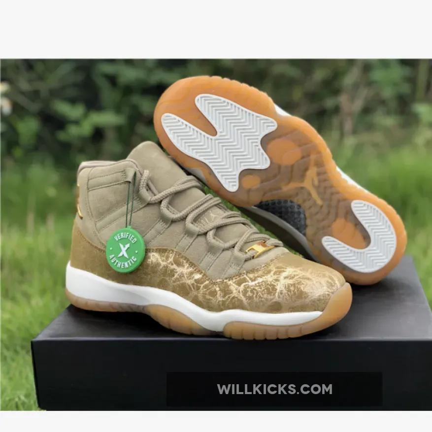 Air Jordan 11 WMNS Neutral Olive AR0715-200, olive 11 jordans
