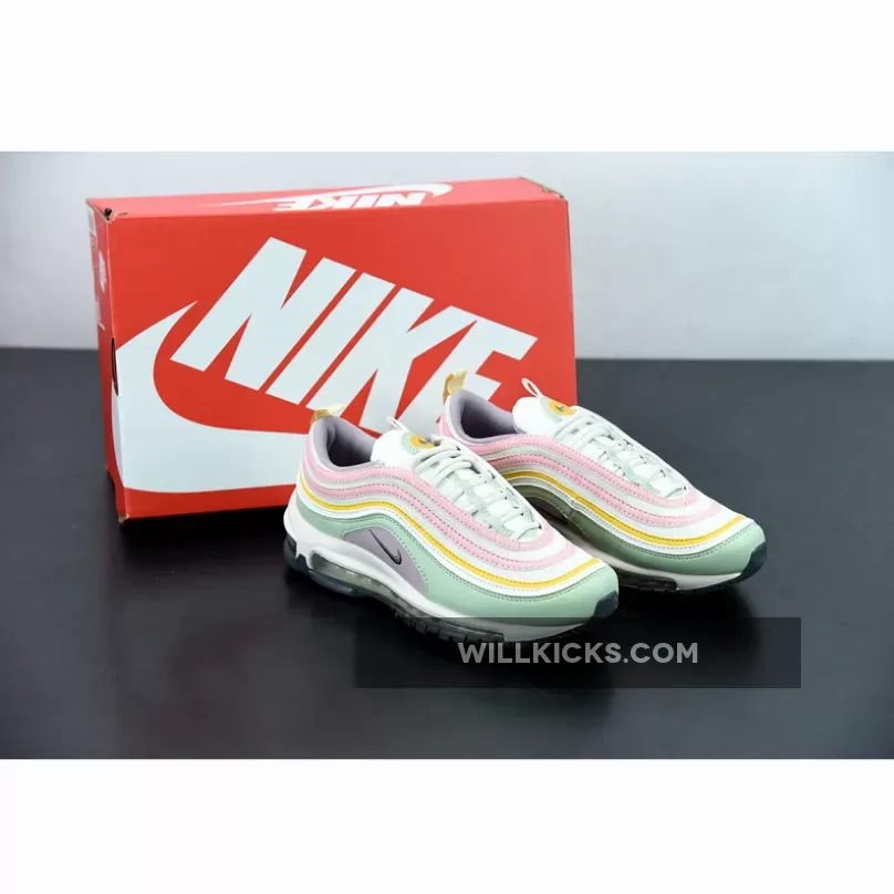 Nike Air Max 97 Multi Pastel Pink/Orange-Yellow-Green DH1594-001 Online Sale