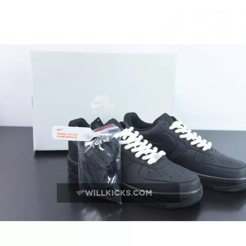 Nike Air Force 1 Low '07 Triple Black 315122-001 1683789135 New Releases