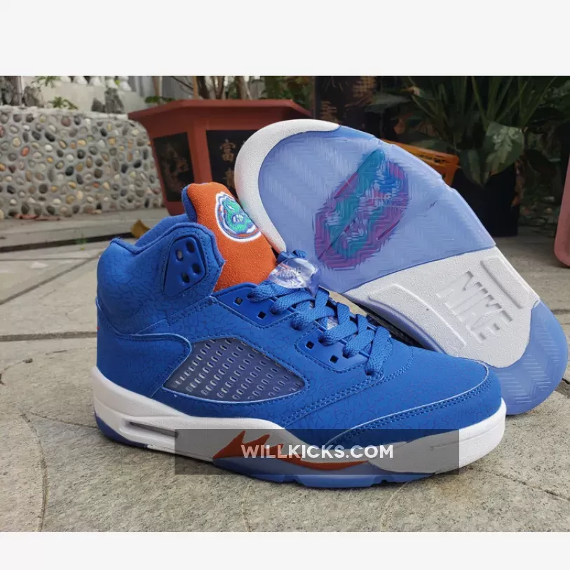 Air Jordan 5 'Florida Gators' PE - florida jordans