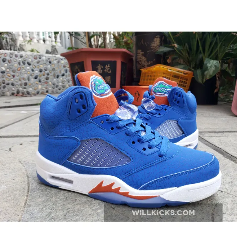 Air Jordan 5 'Florida Gators' PE - florida jordans