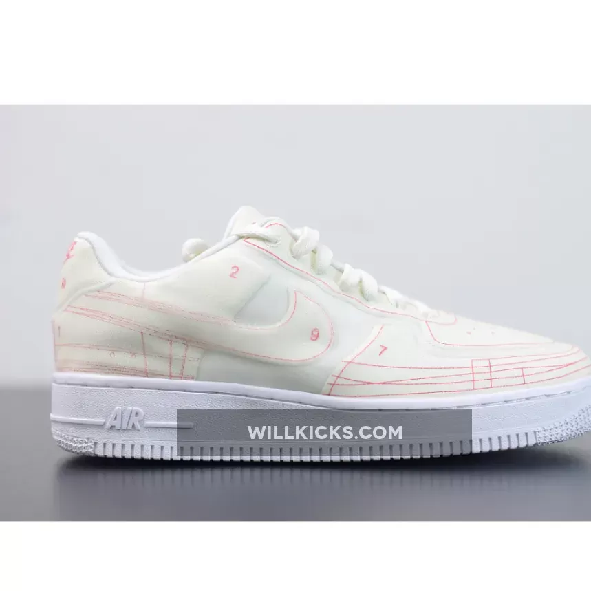 Nike Air Force 1 Low Summit White/University Red | AIR FORCE BLUEPRINT