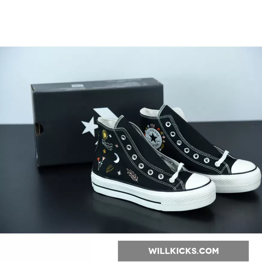 Converse Chuck Taylor All Star Platform It's Okay To Wander Hi Black - it's ok to wander platform