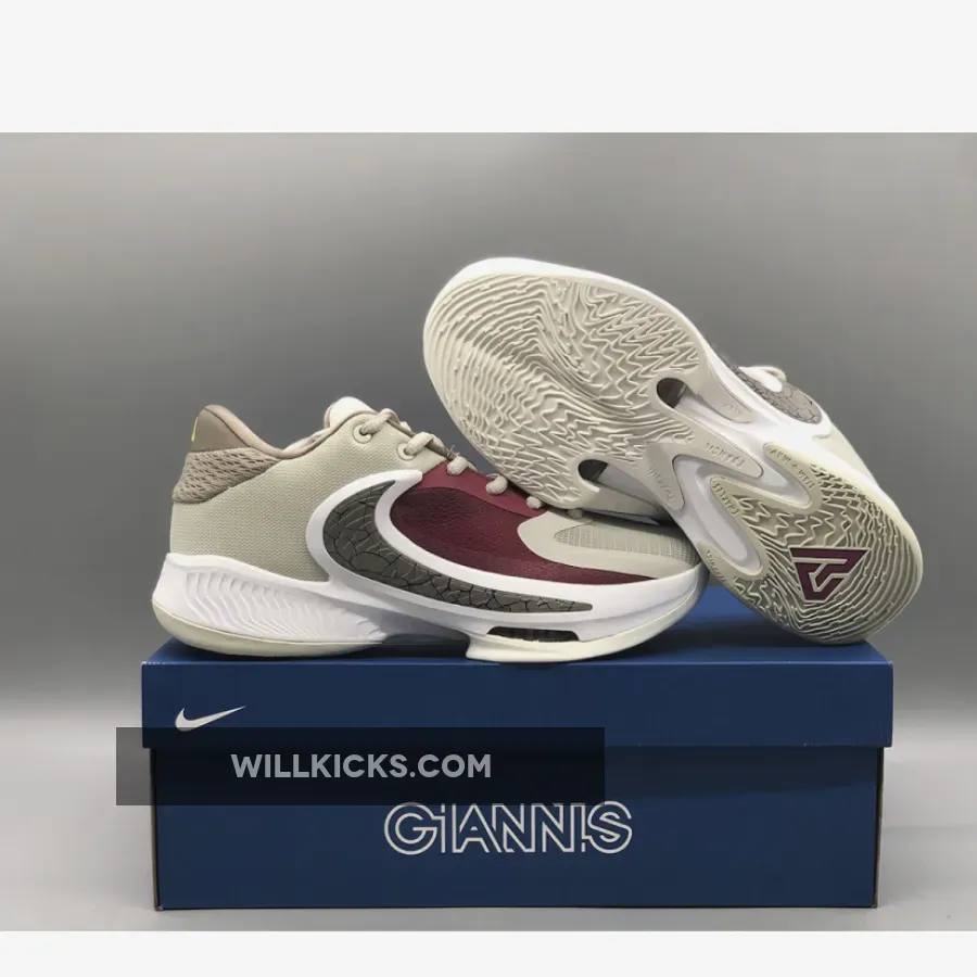 Nike Zoom Freak 4 Light Bone/Moon Fossil/Sail/Sweet Beet #zoom freaks 4