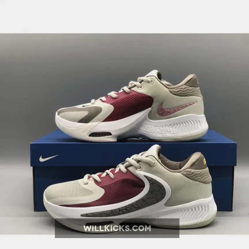 Nike Zoom Freak 4 Light Bone/Moon Fossil/Sail/Sweet Beet #zoom freaks 4