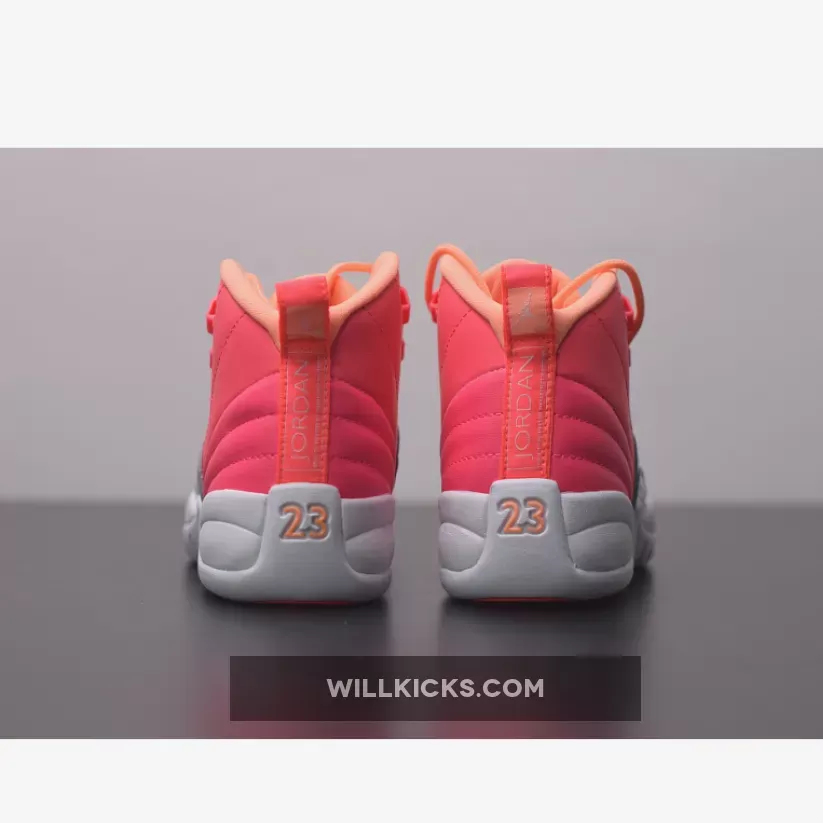 Air Jordan 12 'Sunrise' Racer Pink/Hot Punch-Bright Mango-White / jordan 12 sunrise