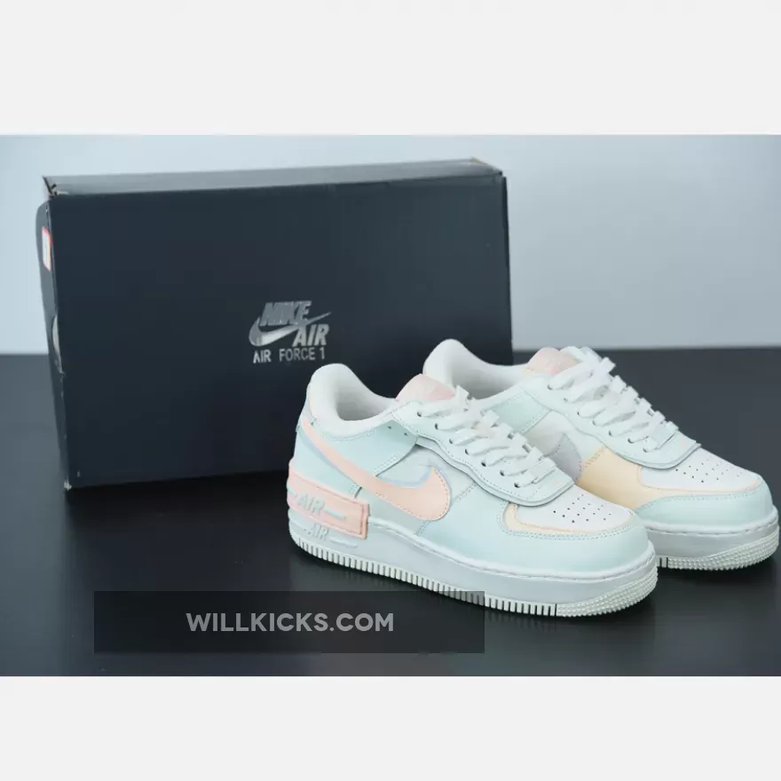 Air Force One Crimson Tint / Nike Air Force 1 Shadow Sail/Crimson Tint/Photon Dust/Barely Green CU8591-104
