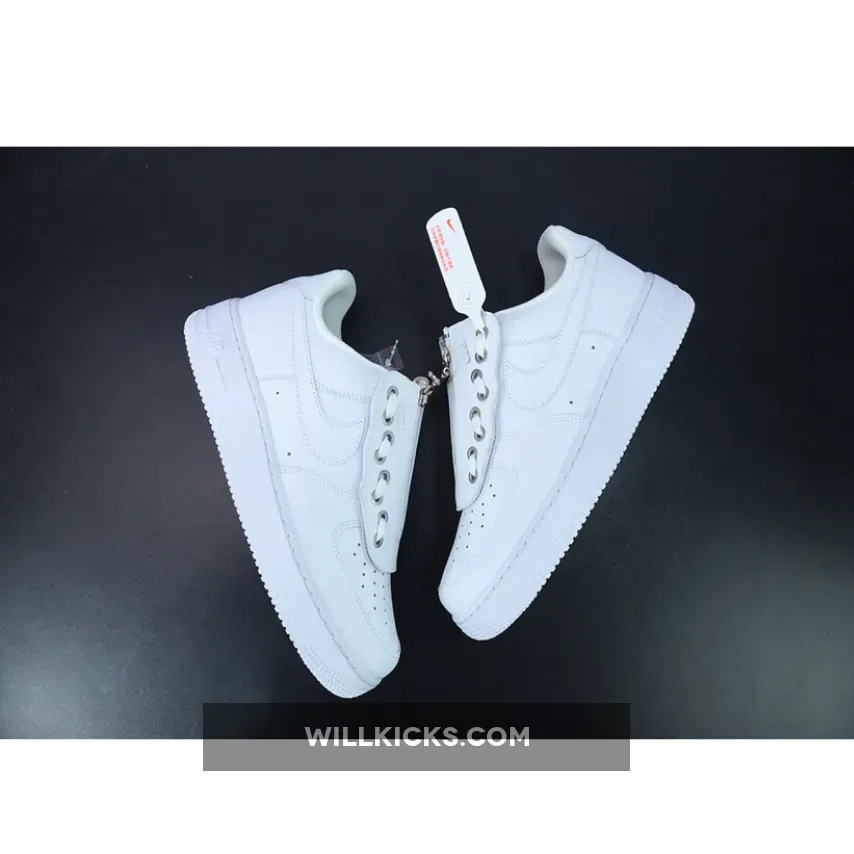 Nike Air Force 1 Low "Shroud" White/Metallic Silver, Nike Silver Sneakers DC8875-100 Nike Air Force 1 Low "Shroud" White/Metallic Silver, Nike Silver Sneakers DC8875-100