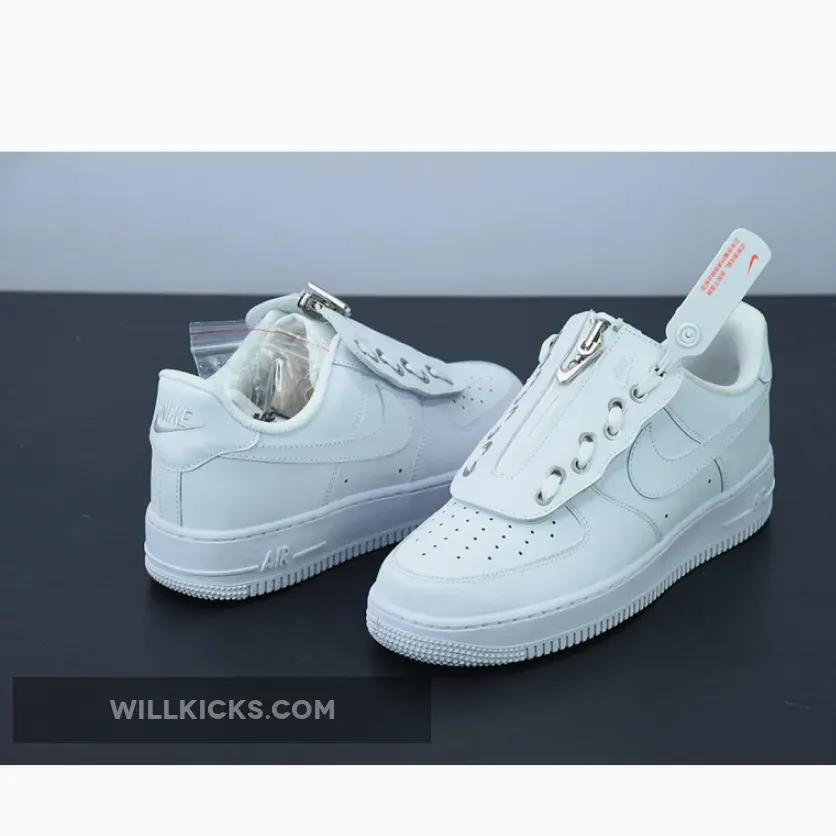 Nike Air Force 1 Low "Shroud" White/Metallic Silver, Nike Silver Sneakers DC8875-100 Nike Air Force 1 Low "Shroud" White/Metallic Silver, Nike Silver Sneakers DC8875-100