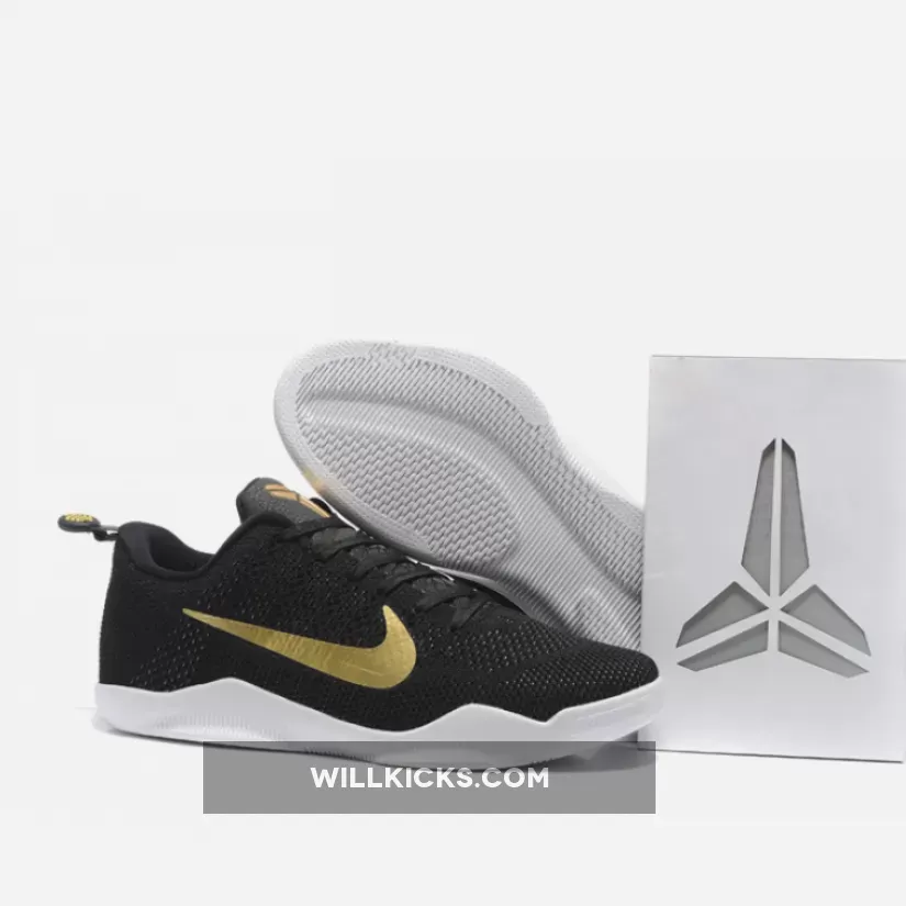 Nike Kobe 11 Elite GCR Black/Metallic Gold-Black 885869-070 Discount