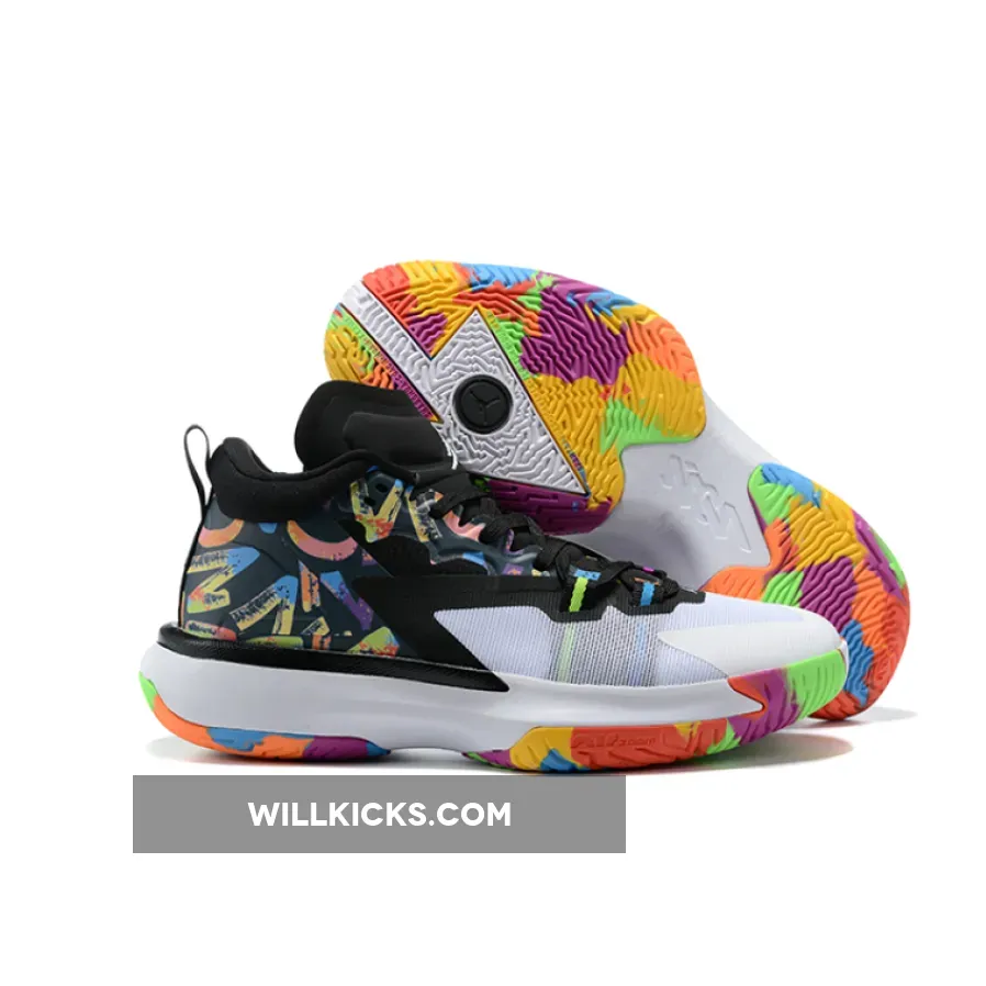 Jordan Zion 1 'Noah' Black/Bright Crimson-Amarillo-White - jordan zion 1 noah